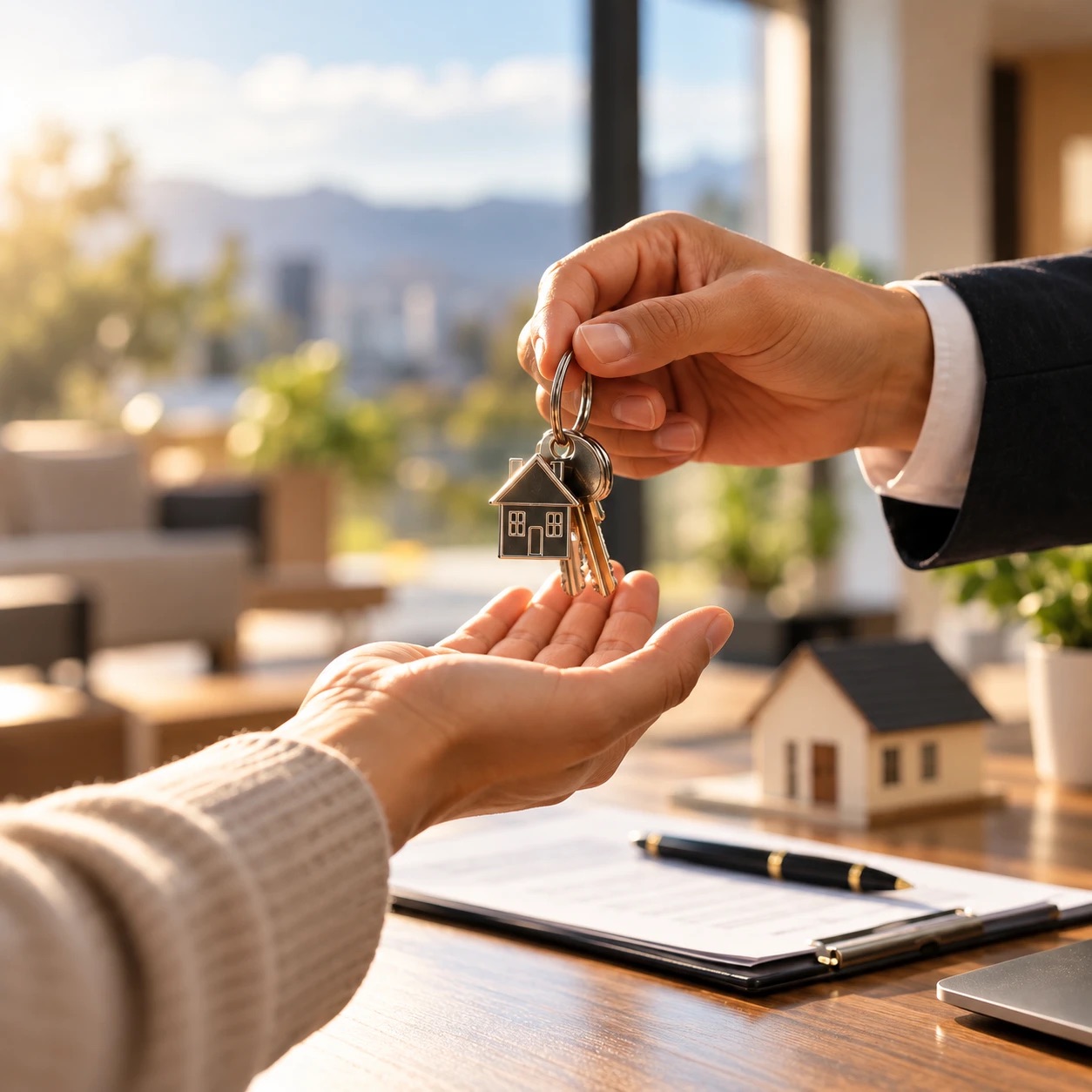 Entrega de llaves de una propiedad gestionada por 11B Soluciones Inmobiliarias
